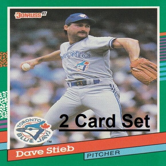 Dave Stieb MLB Card Collection - 2 Vintage Dave Stieb MLB Cards - Picture 1 of 3